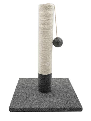 Poteau griffoir - TYROL - 404113 - Simple - Gris et blanc - 