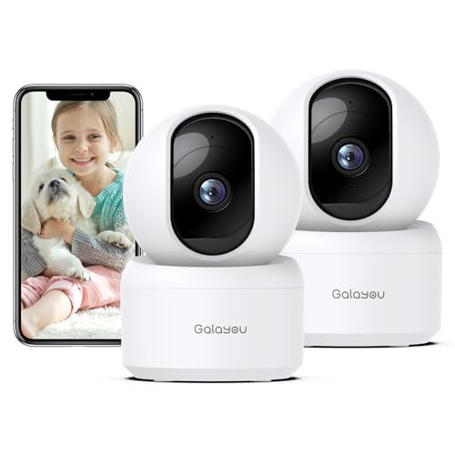 GALAYOU 2K(3MP) Camera Surveillance WiFi Intérieure - Caméra