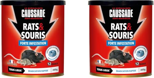 CAUSSADE Anti Rats & Souris - Efficacité Radicale - Tous Lie