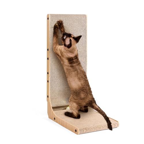 EHEYCIGA Griffoir en L 68cm, Vertical pour Chat dIntérieur