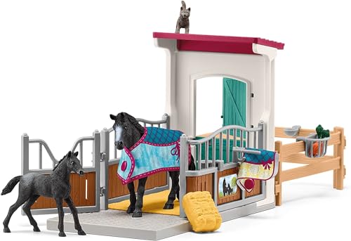 schleich HORSE CLUB | Box pour jument et poulain 42611 | cof