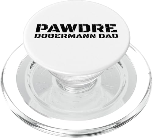 Dobermann Dad Dog Owner Father Pet Lover PopSockets PopGrip 