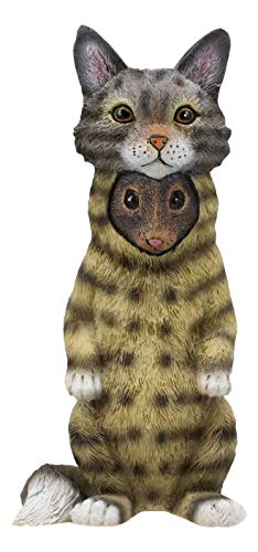 Ebros Dupers Collection Figurine de collection en forme de chat tigré 13,3 cm de haut
