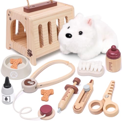 Masonbaby Coffret Vétérinaire Animaux Coffret de Docteur pou
