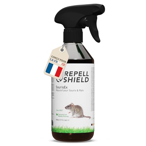 RepellShield® Répulsif Anti Souris & Anti Rat -500ml- Non Ta