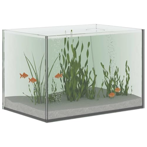 vidaXL Aquarium avec Stockage Transparent 30 x 20 x 20 cm Ve