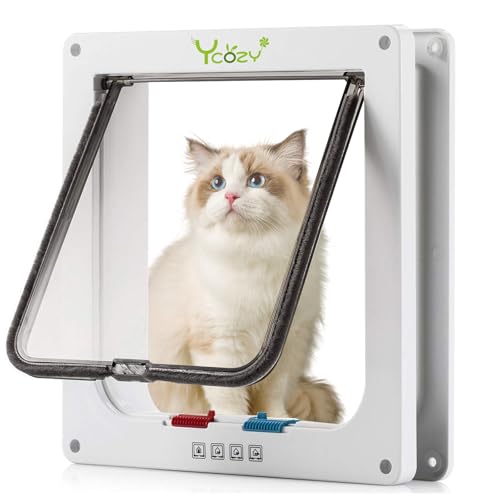 Ycozy XL Chatiere pour Chat Taille Extérieure 27.8 x 25cm Po