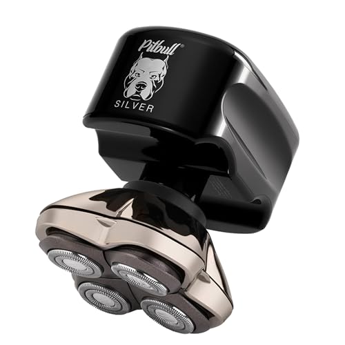 Skull Shaver Pitbull Silver Pro SX5 - Rasoir Tête et Visage 