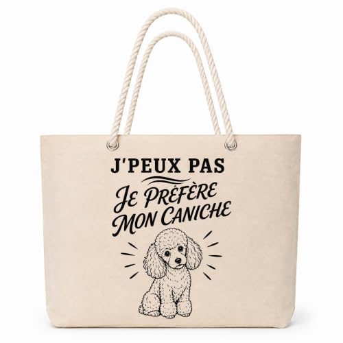 Planetee Sac Isotherme J'peux pas je préfère mon Caniche | G
