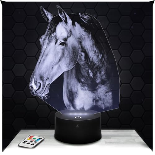 Lampephoto.fr - Lampe 3D Cheval Décoration Animal Equitation