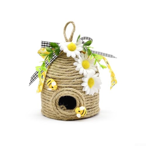 Ruche décorative rustique pour abeilles, décoration de ruche