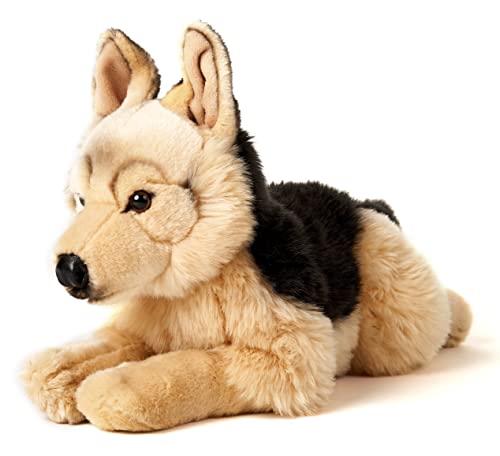 Uni-Toys - Berger Allemand couché - 45 cm (Longueur) - Chien