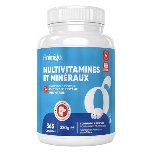 Multivitamines et Minéraux Chien 365 Comprimés - 12 Vitamine