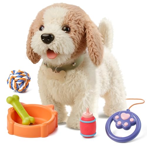 OR OR TU Jouets pour Chien pour Enfants, Marche et Aboie en 