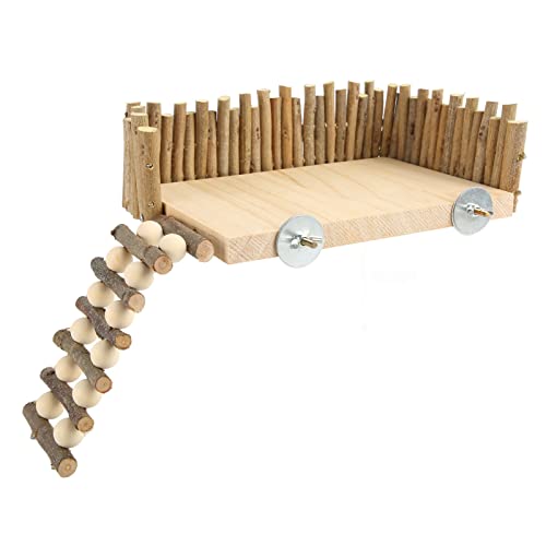 Fesjoy Hamster Terrain de Jeu avec échelle descalade (Screw