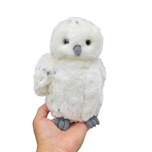 SMJWH Adorable Peluche Chouette des neiges, Chouette Blanche