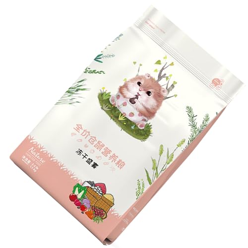 Qudinip Nourriture Lyophilisée pour Hamster, Alimentation éq