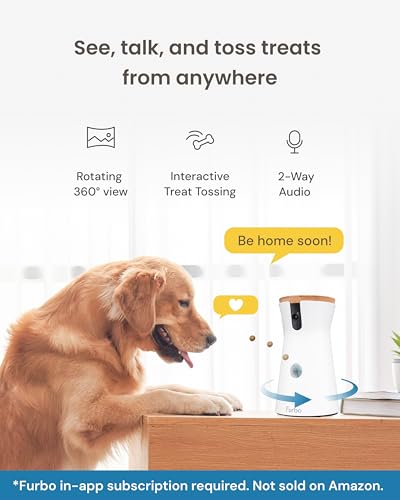 Furbo Caméra pour Chien 360° - Pack avec alertes de sécurité