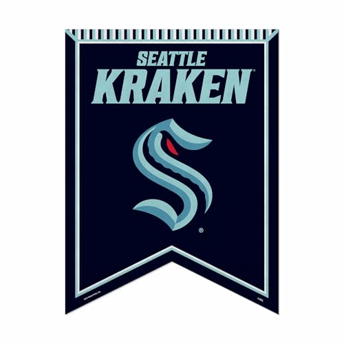 Rico Industries Fanion en feutre NHL Hockey Seattle Kraken 4