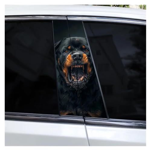 Autocollant Pilier B Voiture Chien Berger Dobermann Imperméa