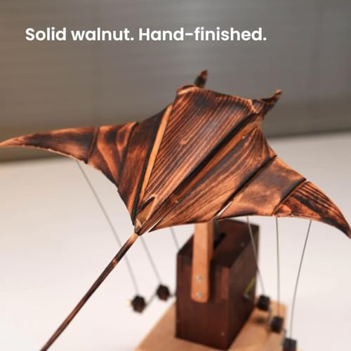 Modèle de poisson en bois, automatique avec créatures marine