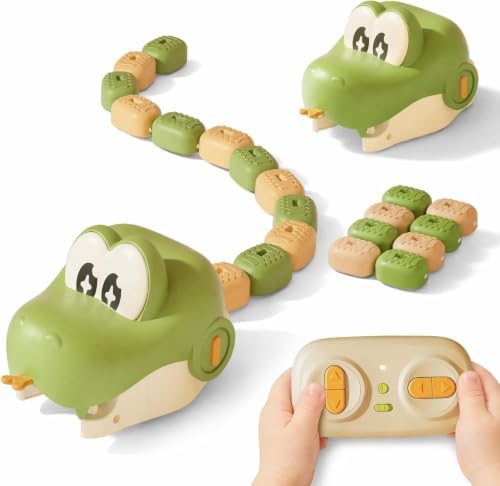 RuiDay Serpent Telecommande, Jouet Serpent Magnétique Affamé