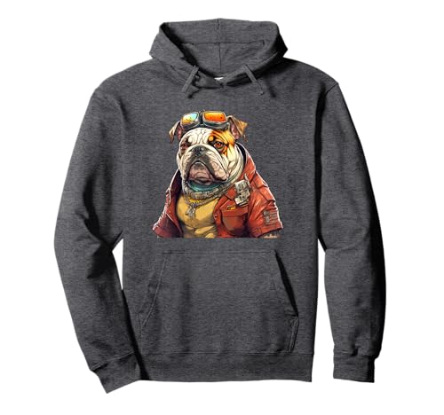 Bulldog anglais Funny Dog Lovers Game Lovers Sweat à Capuche