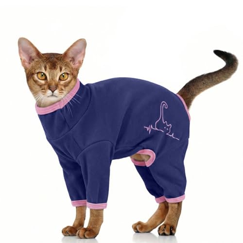Manteau Chat Sphynx, Pull Pyjama Hiver Body pour Chat Cat Co