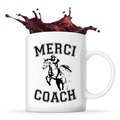 Planetee Tasse Coach Merci - Mug idée cadeau remerciement fi