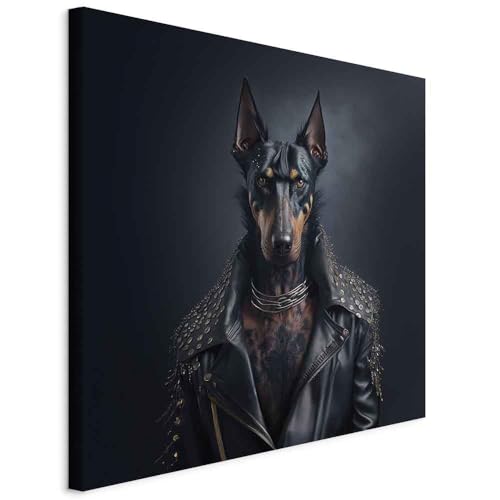 murando Photos drôles de chiens Impression sur toile 40x40 c