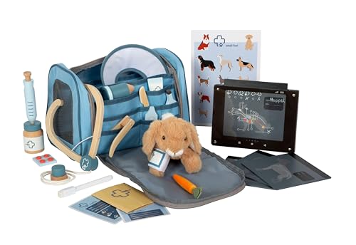 Small Foot Trousse de vétérinaire avec Lapin, avec Accessoires, Enfants à partir de 3 Ans, 12737
