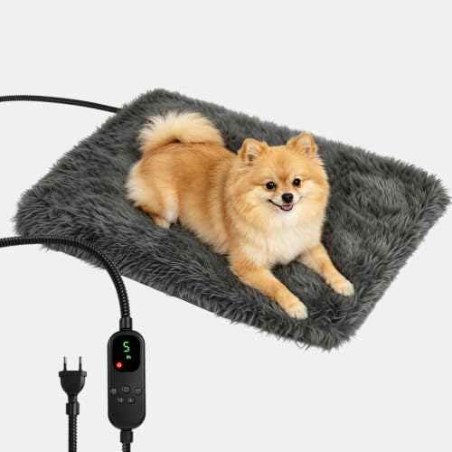 Wdmiya Tapis Chauffant pour Animaux avec 9 Niveaux de Tempér
