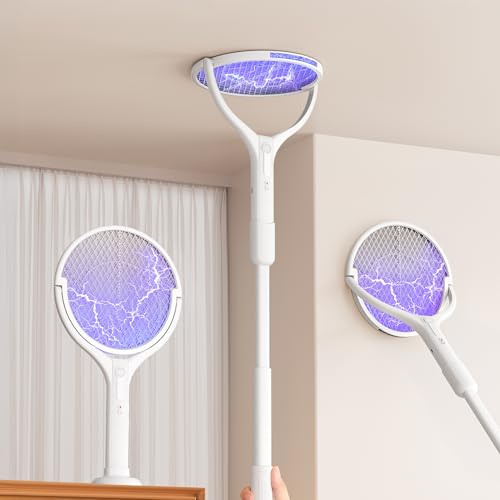 BKXCHA Raquette Electrique Insectes Puissante 4000V avec Per