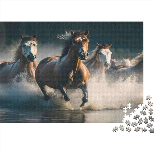 Chevaux Majestueux Course Sauvage
