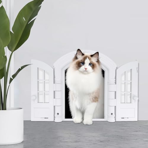 Yuhtech Chatière pour chat intérieur/extérieur, 23,5 x 17 cm