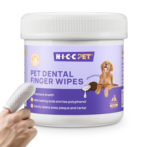 HICC PET Doigtiers de Soin Dentaire pour Chiens et Chats - 5