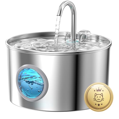 Fontaine a Eau Chat INOX: Fontaine à Eau pour Chat Automatiq
