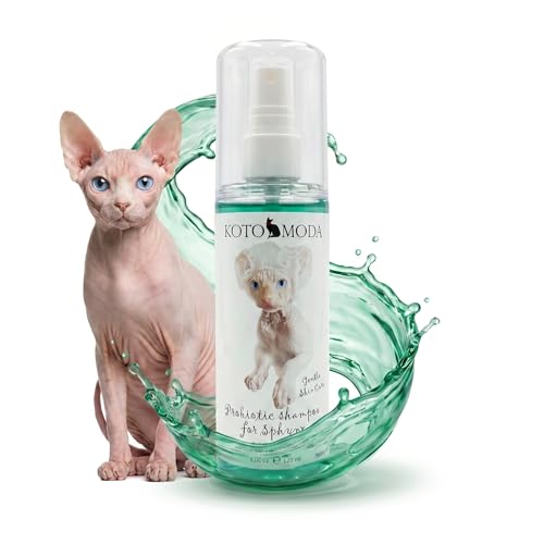 Kotomoda Shampooing Probiotique pour Chats Sphynx, Nettoyant