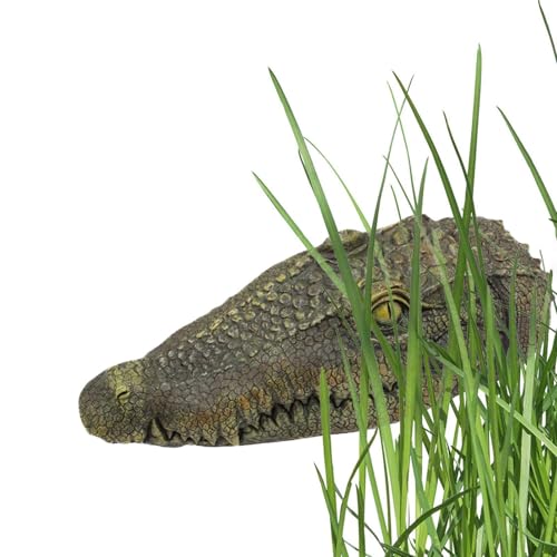 Tête dalligator flottante - Leurre réaliste en forme de tête