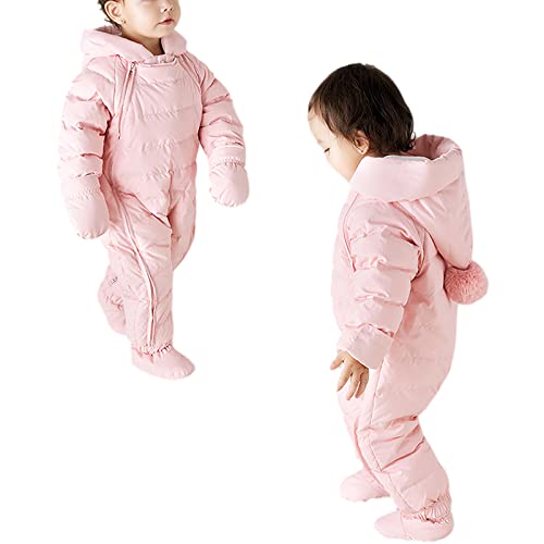 amropi Combinaison de Neige Bébé avec Gants et Chaussons Fil