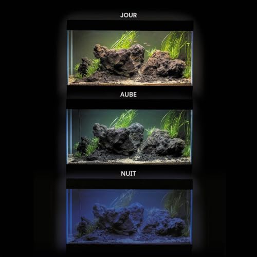 AQUAEL Opti Set 200 White 2.0 Aquarium 200L avec Meuble et l