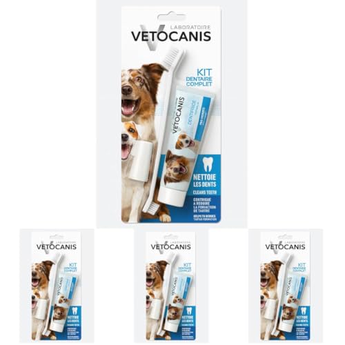 Vetocanis - Brosse à Dents Chien, Dentifrice (Tube 85g) et B