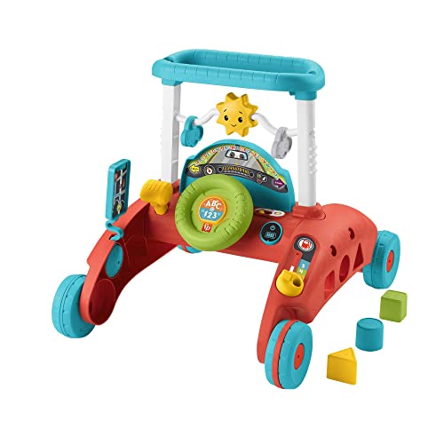 Fisher-Price Trotteur à 2 côtés, Rythme Stable et Régulier (