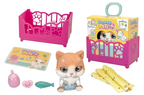 Simba Pamper Petz Kitty - Bébé Chat interactif avec Fonction
