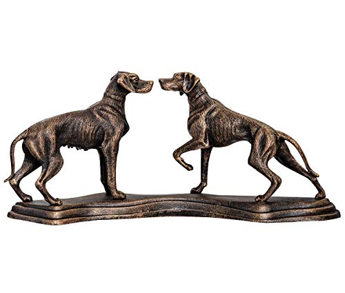 aubaho Statuette Chien Fer Chien de Chasse Style Antique - 4