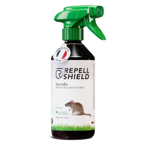 RepellShield® Répulsif Anti Souris & Anti Rat -500ml- Non Ta