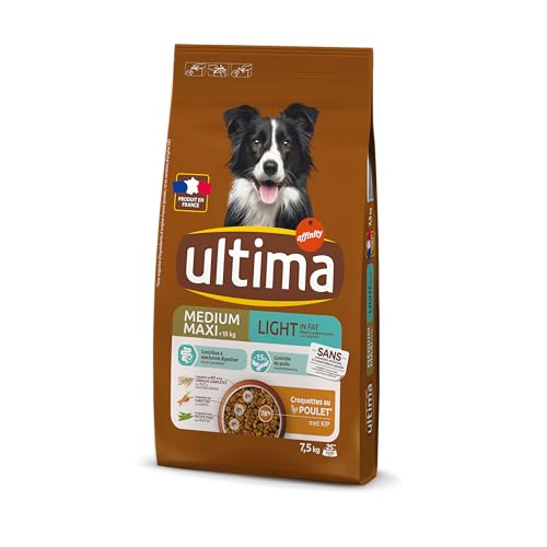 Ultima Croquettes pour Chien Medium-Maxi Light Poulet Riz, 7