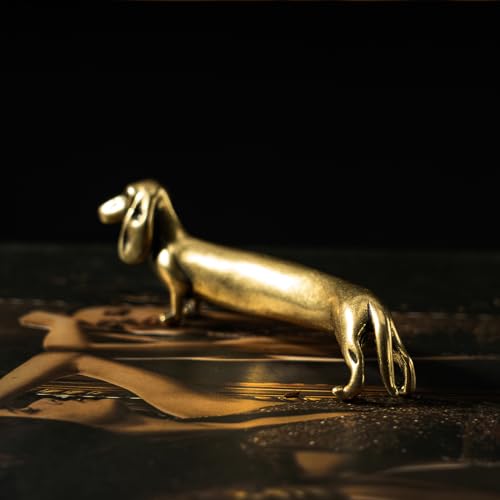 CHOVY Miniature vintage en laiton massif - Décoration de bur