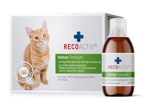 RECOACTIV Immunité Tonique pour Chats, 3 x 90 ML, complément