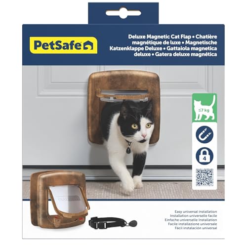 PetSafe - Chatière Magnétique Deluxe Staywell pour Chat avec